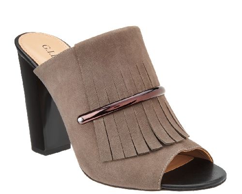 G.I.L.I Kilted Leather Mules - Pressley