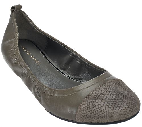 Judith Ripka Leather Slip-on Flats - Alberta