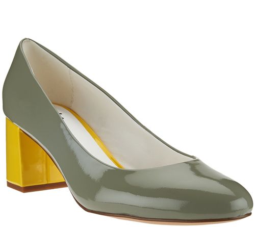 Isaac Mizrahi Live! Patent Leather Pumps w/