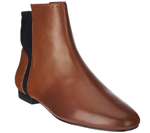 LOGO by Lori Goldstein Low Shaft Pebble Leather