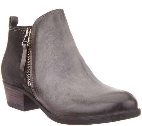 Miz Mooz Leather Zip Ankle Boots - Betty