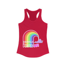 Load image into Gallery viewer, Danville is Proud AF - Women&#39;s Ideal Racerback Tank
